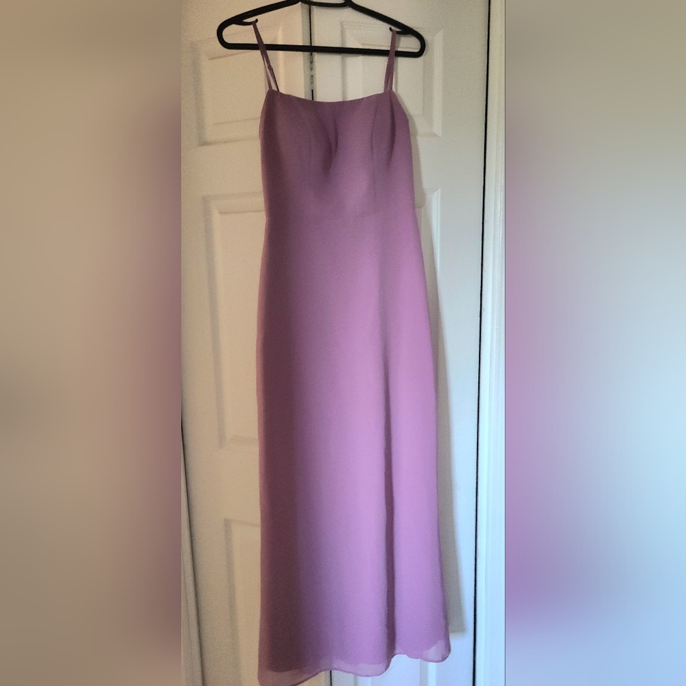 Azazie Elegant Pink Strapless Dress